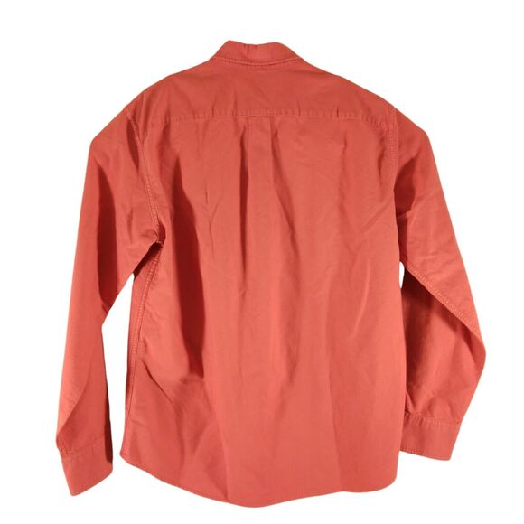 J. Crew shirt mens L Large pink garmet dyed oxford cloth long sleeve button - Picture 2 of 8